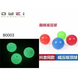 Φωσφοριζέ μπαλάκια που κολλάνε (διαφορα χρώματα) B0003