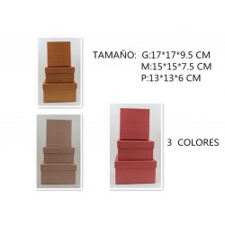 Κουτιά Συσκευασίας Δώρου (3 Χρώματα) CA12556