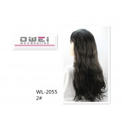 Περούκα με Μακρύ (μαύρο) Μαλλί  PL12521-2#