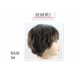 Περούκα με Κοντό (καστανό) Μαλλί  PL12522-5#